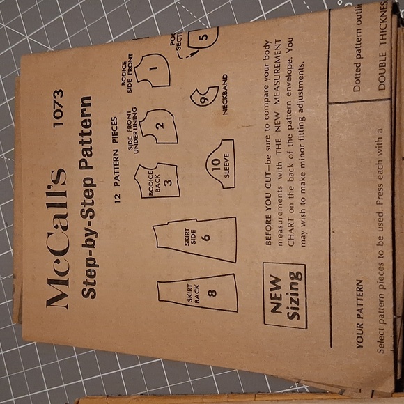 1969 Dress Pattern - Picture 3 of 4